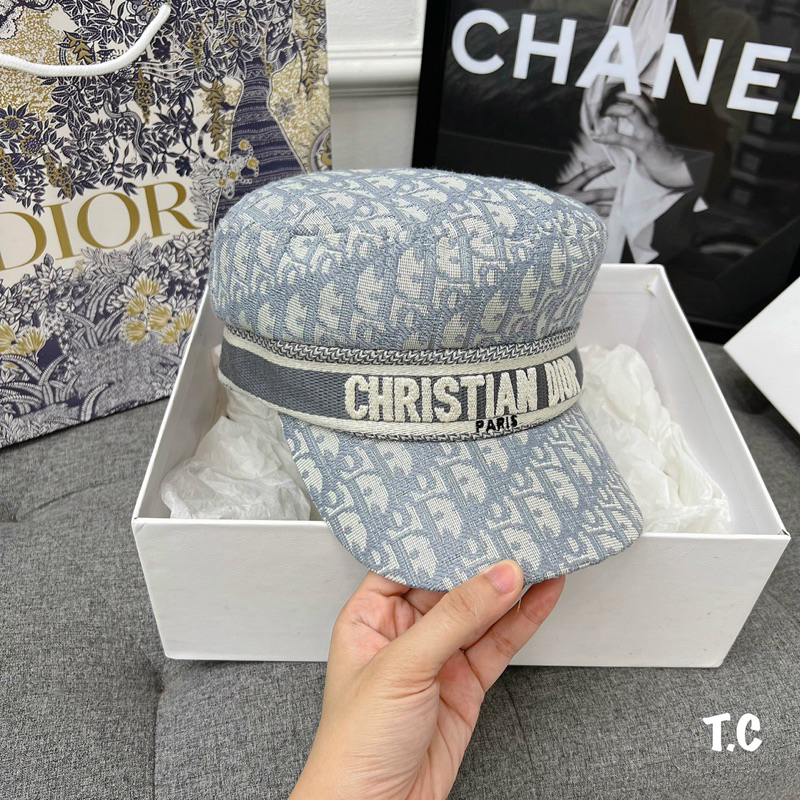 Mũ nồi, mũ beret DIO hoạ tiết, thời trang cao cấp ms14212