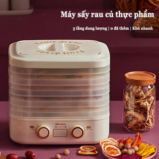 Máy sấy hoa quả sấy khô máy sấy thực phẩm gia đình thịt trái cây và thực phẩm khô nhanh tiện dụng