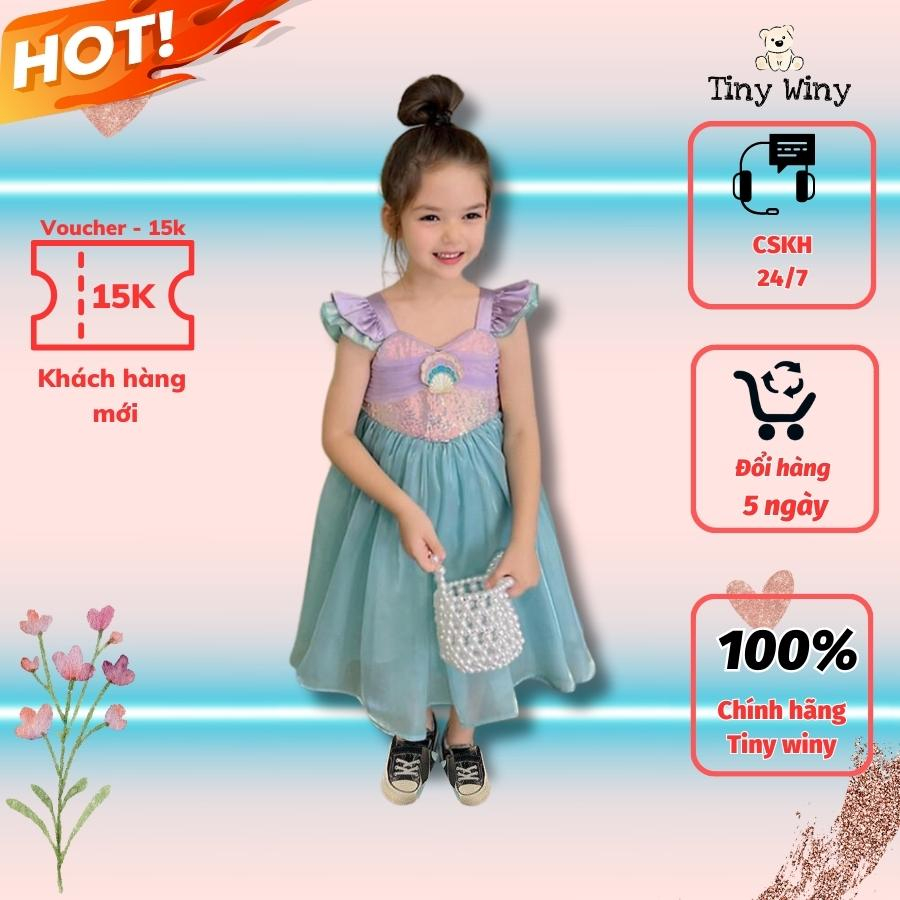 A29 - Váy tiên cá Xanh cho Bé Gái - Tiny Winy