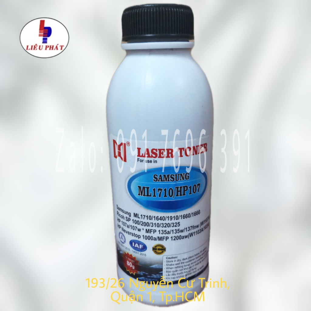 Combo hộp mực 107A CÓ CHÍP + chai mực nạp cho máy in HP laser MFP 135w, 135a, 137FN, 137FNW, 107A, 107W. Mới 100%.