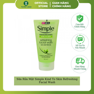 Sữa Rửa Mặt Simple Kind To Skin Refreshing Facial Wash 150ml