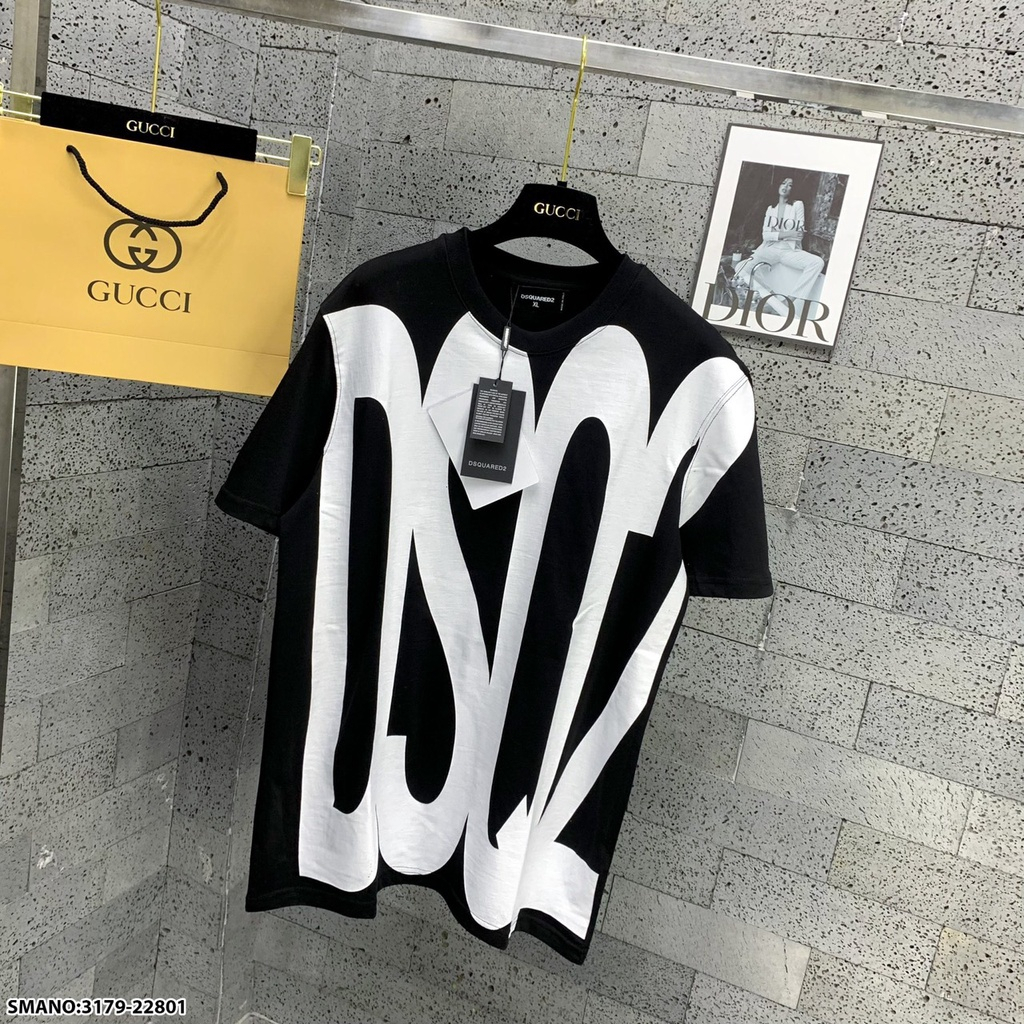 🔥Hot🔥Áo Phông Nam DSQ Chữ To Hàng Cao Cấp - Áo Thun Nam DSQ Chất Cotton Co Giãn 4 Chiều Đẳng Cấp Thời Trang Hè 2023