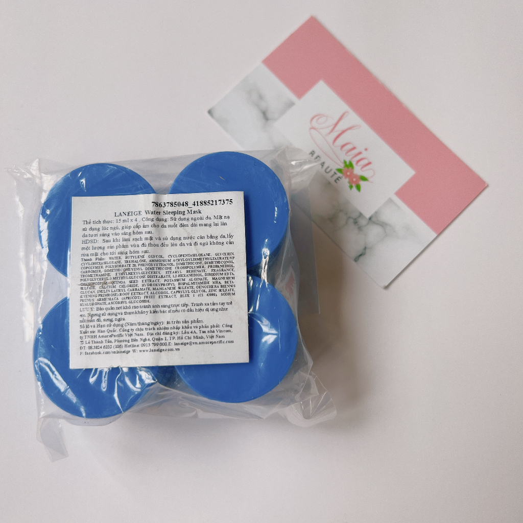 Mặt nạ ngủ Laneige Water Sleeping Mask EX và Cica Sleeping Mask EX