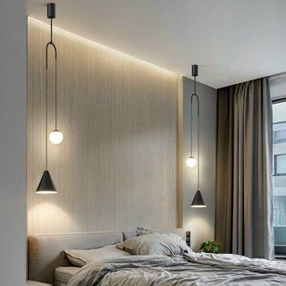Đèn thả decor 2 bóng phong cách Bắc Âu