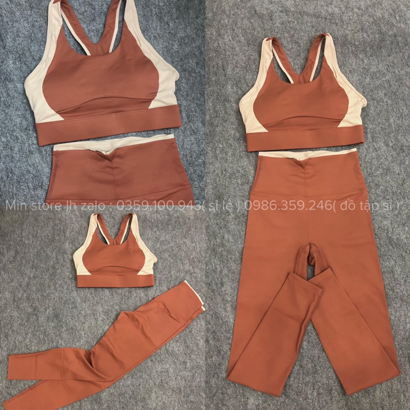 SET BỘ ĐỒ TẬP GYM YOGA LULU NỮ