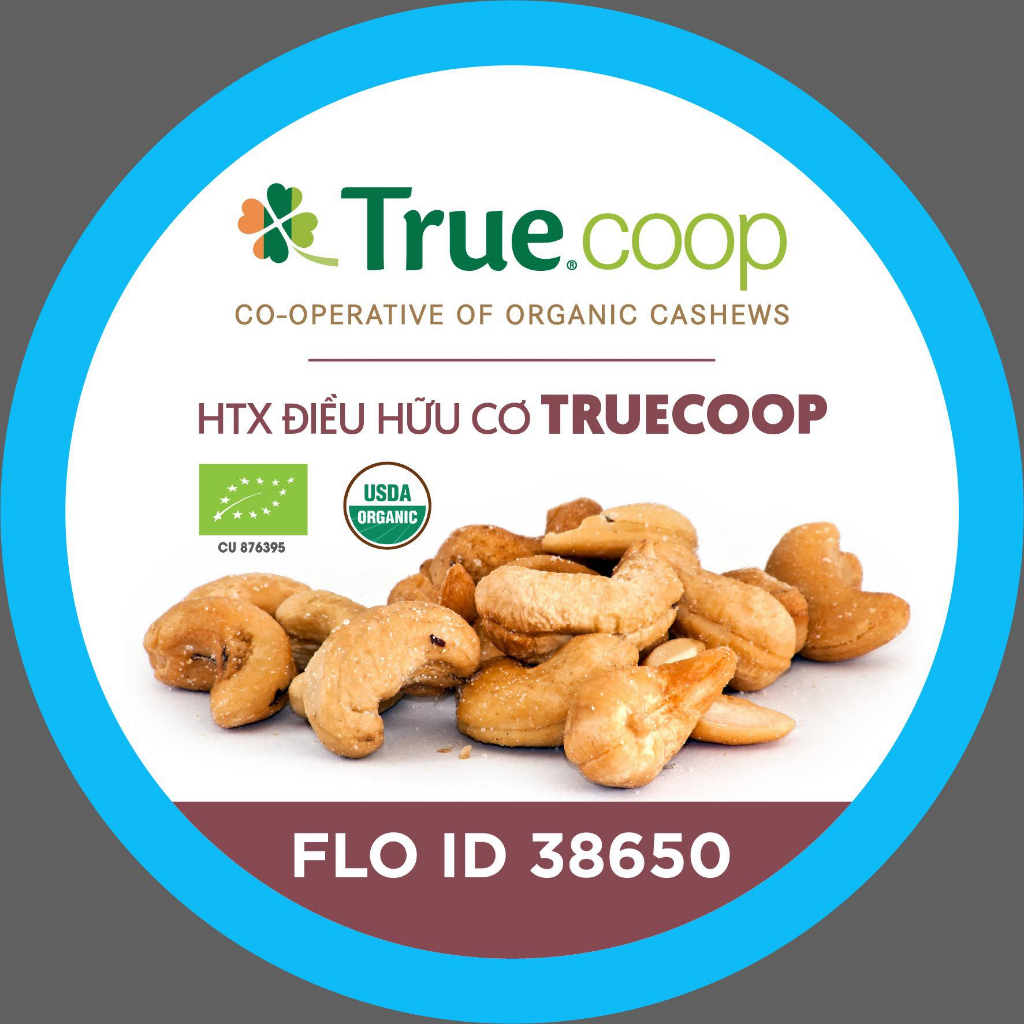 Hạt Điều Nhân Trắng Hữu Cơ Truecoop