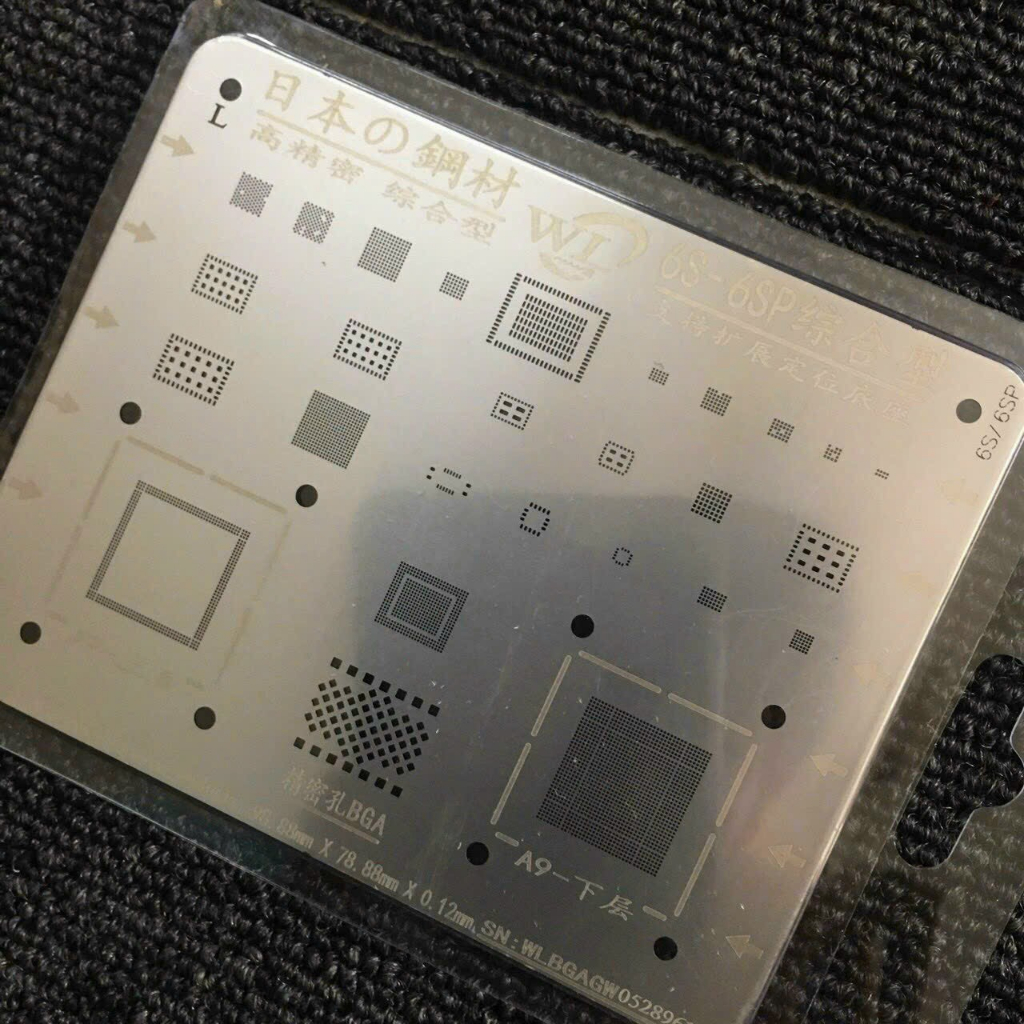 Vỉ đổ chân ic lỗ vuông WL cho iphone