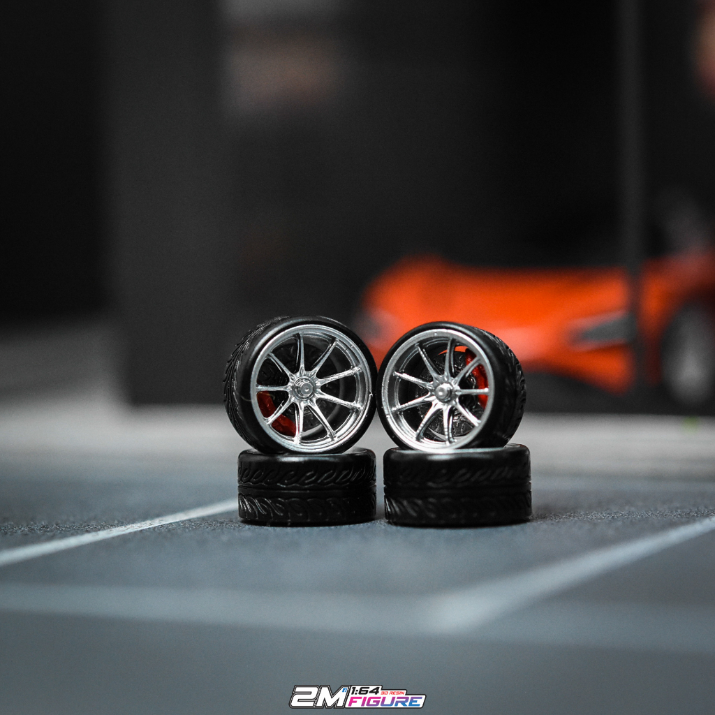 Mâm xe 1/64 10-10.5MM 3D RESIN