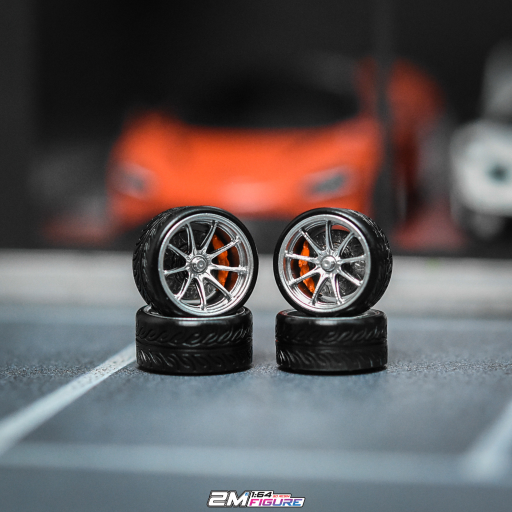 Mâm xe 1/64 10-10.5MM 3D RESIN