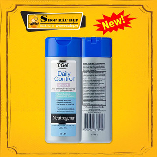 Dầu Gội Đầu Neutrogena T/Gel 2in1 Ngăn Gàu, Vẩy Nến, Viêm Da Tiết Bã - 200ML