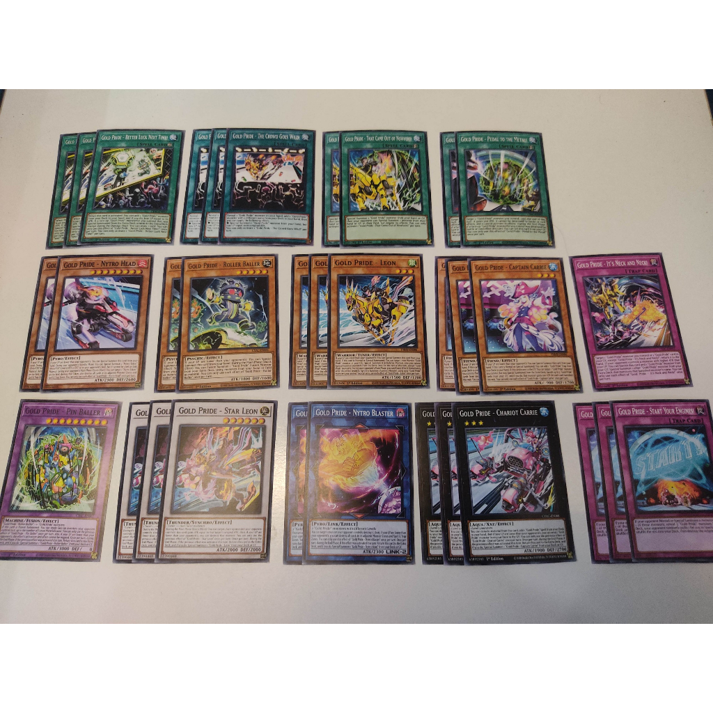 Bài Yu-gi-oh in theo set - Gold Pride