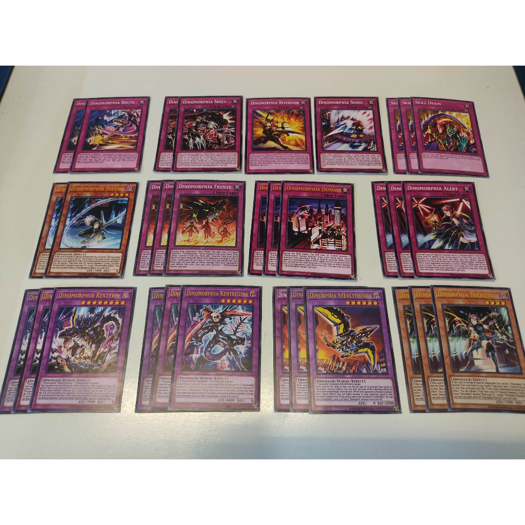Bài Yu-gi-oh in theo set - Dinomorphia