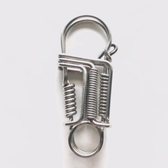 Móc khoá thủ công inox 304 thông thường