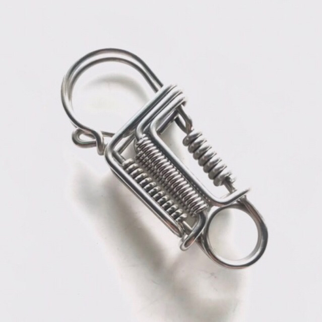 Móc khoá thủ công inox 304 thông thường