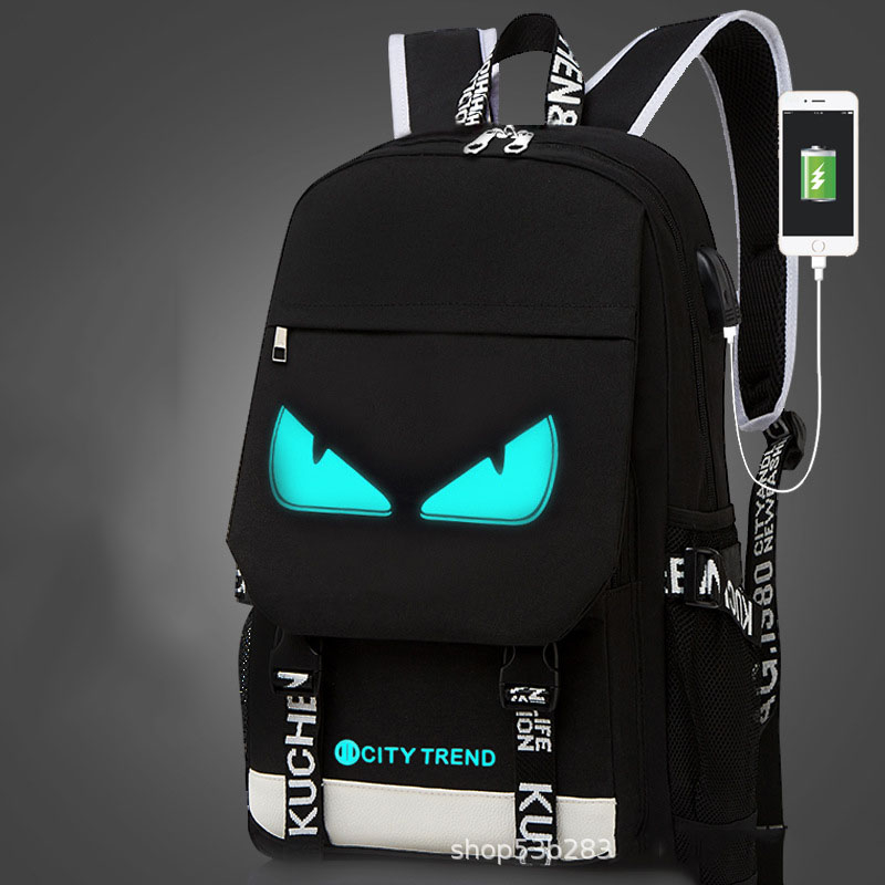 Balo sinh viên phát sáng dạ quang ban đêm cho cả Nam và Nữ Phong Cách Cá Tính - Tặng Khóa ChốngTrộm