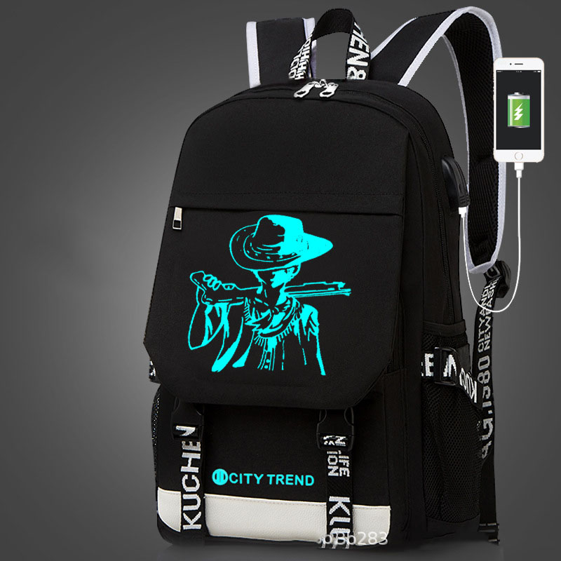 Balo sinh viên phát sáng dạ quang ban đêm cho cả Nam và Nữ Phong Cách Cá Tính - Tặng Khóa ChốngTrộm