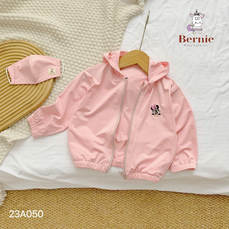 Áo chống nắng hoạt hình kèm khẩu trang Bernie cho bé