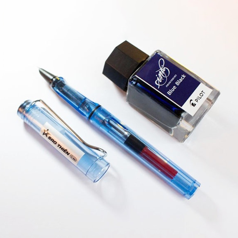 Combo Bút mực Sao Thiên S106 mực nhật ink pilot 15ml luyện viết chữ đẹp