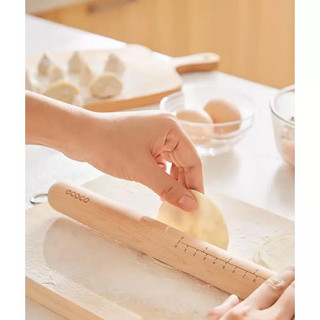 Cán lăn bột bánh gỗ ECOCO 2 cỡ