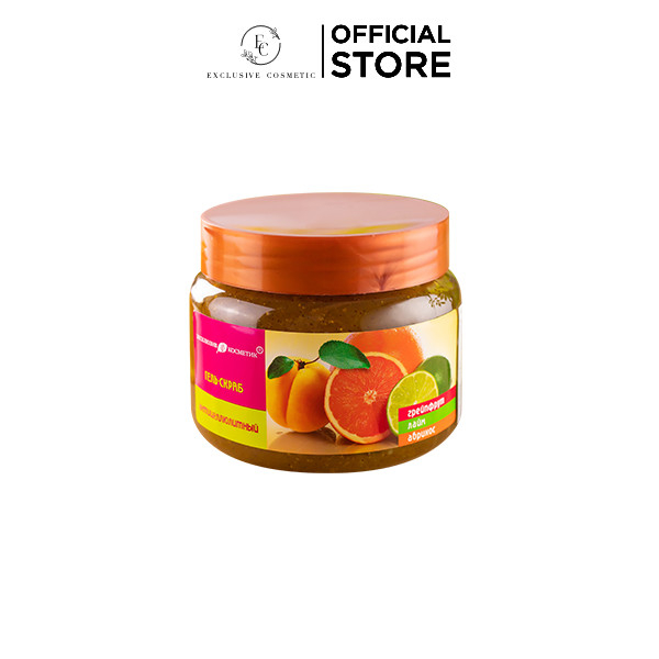Tẩy Tế Bào Chết Exlusive Cosmetic Body Trắng Sáng Mềm Mịn Da Cam Chanh Exclusive Cosmetic Grapefruit Lime Apricot 380g