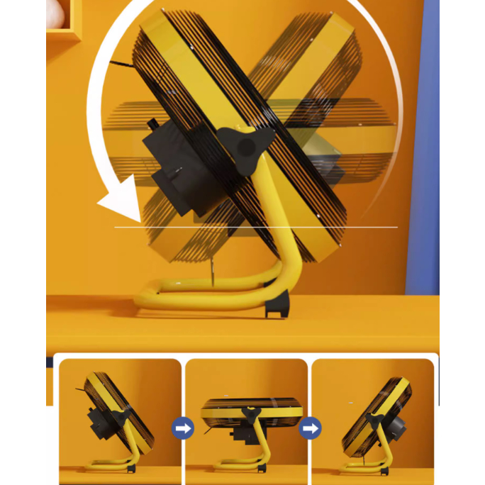 QUẠT SÀN TÍCH ĐIỆN CÁNH 40CM PIN DÙNG 5-30H LIÊN TỤC