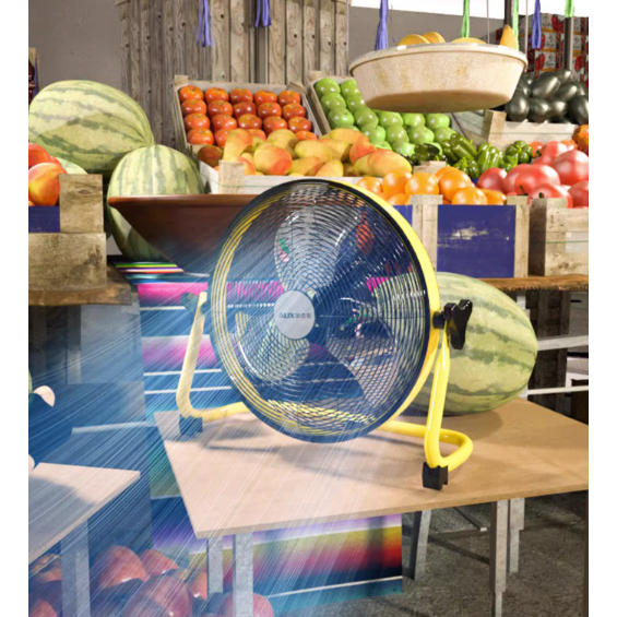 QUẠT SÀN TÍCH ĐIỆN CÁNH 40CM PIN DÙNG 5-30H LIÊN TỤC