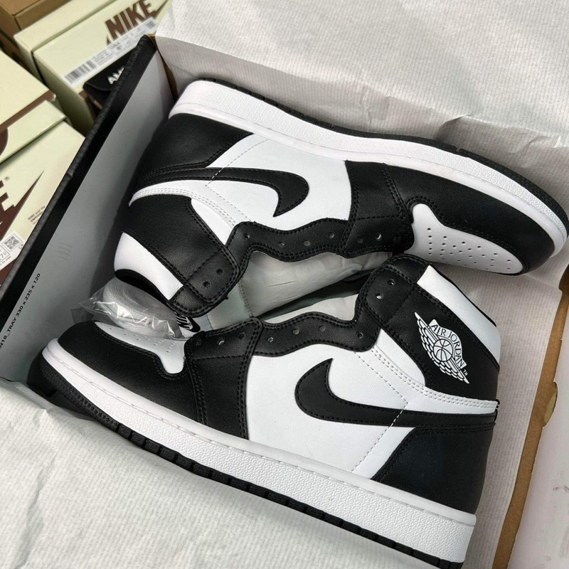 giày AIR JORDAN 1 HIGH PANDA | CAO CẤP [ BROWN SNEAKER]