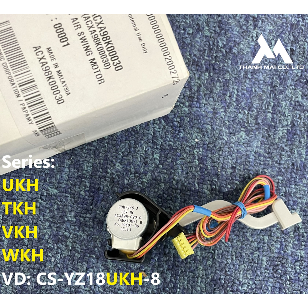Motor lá đảo gió ngang máy lạnh Panasonic 18000-24000 BTU