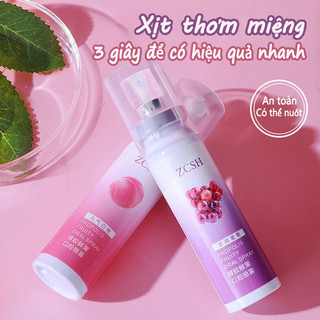 Xịt thơm miệng kissing spray vệ sinh răng miệng nhanh sịt thơm miệng hương thơm lâu dài an toàn nuốt