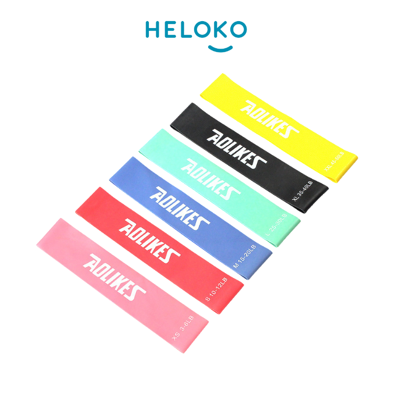 Dây Kháng Lực Dây Cao Su Mini Band Aolikes Tập Chân Mông