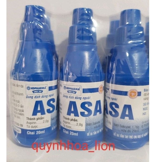 Cồn ASA_ Bôi nấm, ngứa, hắc lào, lang ben.