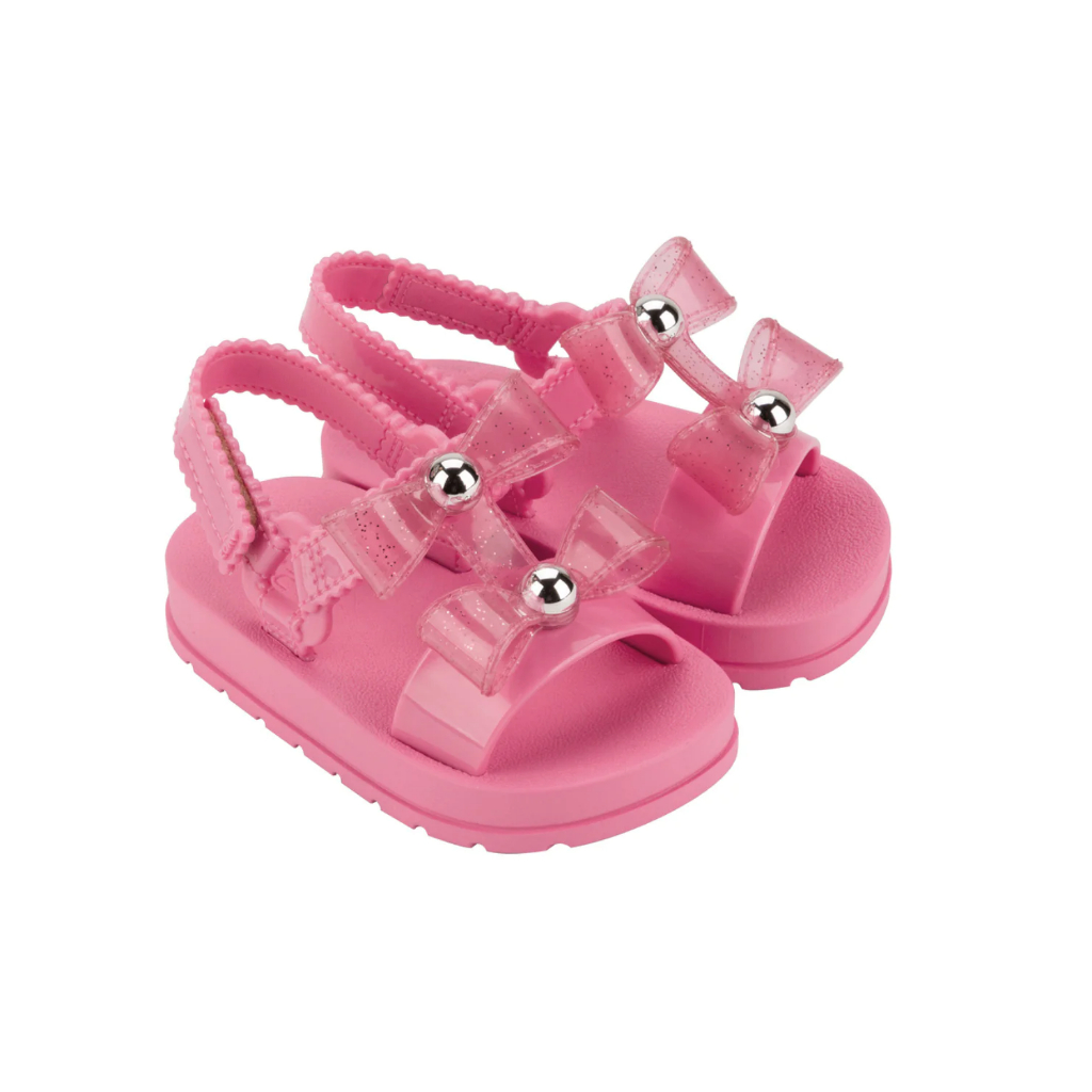 Sandal Zaxy nơ kép hồng