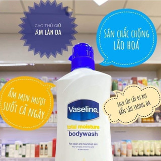Sữa Tắm Dưỡng Ẩm Vaseline 1000ml - mỹ