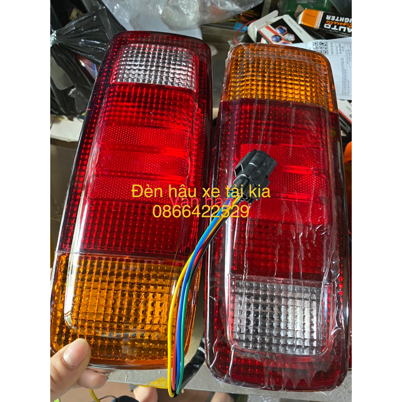 Cặp đèn hậu kia k2700, k165, k140, k3000, đèn lái sau xịn Hàn Quốc kèm bóng , RẮC KIM ZIN NHƯ ĐÈN THEO XE