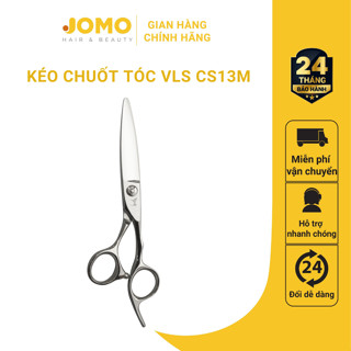 Kéo chuốt tóc VLS lưỡi cong một lưỡi sắc offset vênh đỡ ngón cố định CS13M - Jomo Hair & Beauty