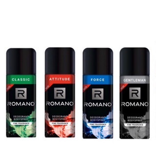Xịt khử mùi toàn thân Romano 150ml