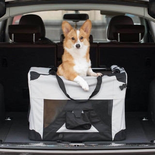 Vali Túi lồng vận chuyển cao cấp bằng vải Pawise Dog Portable Carier cho chó mèo lớn du lịch đi xe hơi tàu xe
