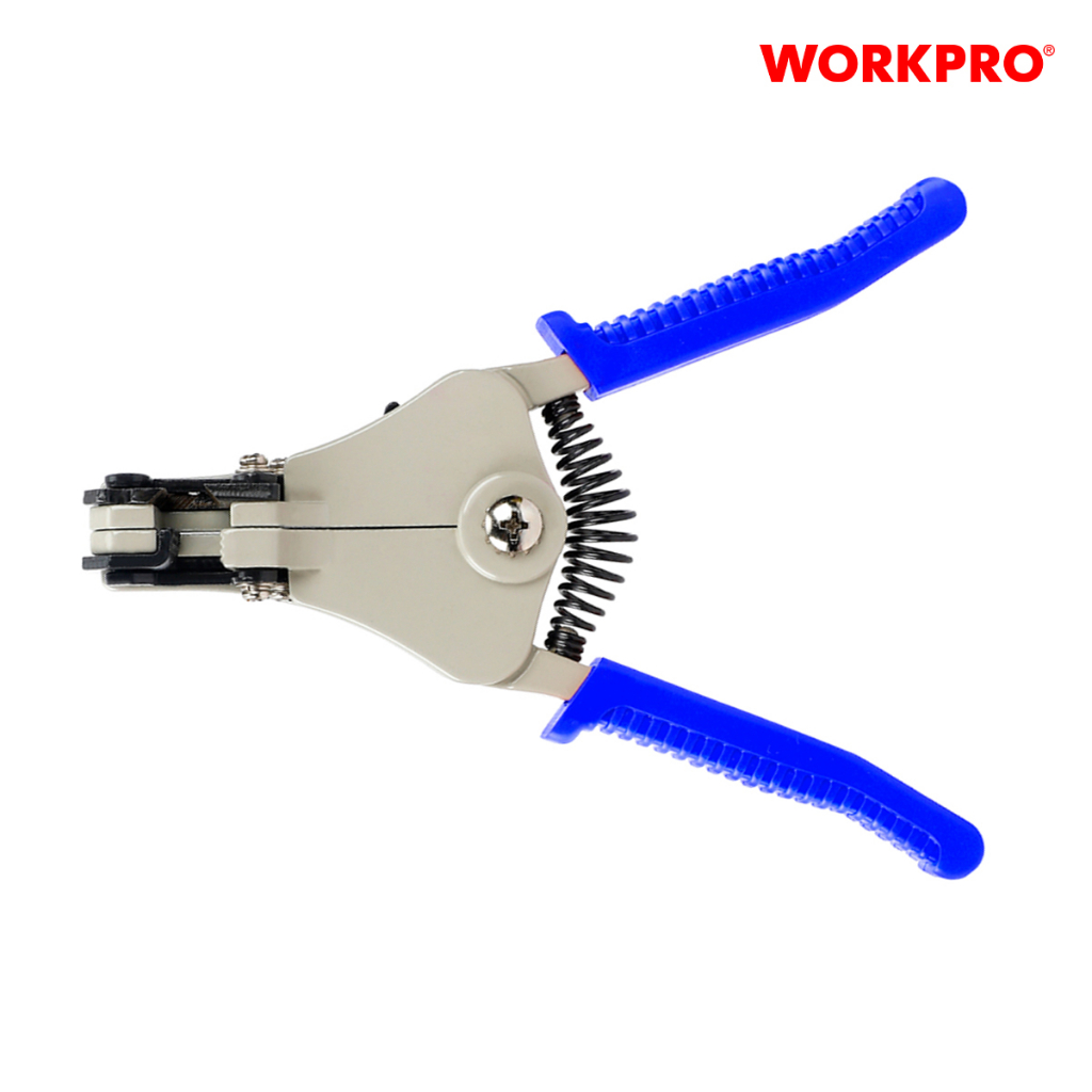 Kìm tuốt dây tự động, kích thước 168mm (6-1/2 inches)  Workpro WP291006 Chính hãng