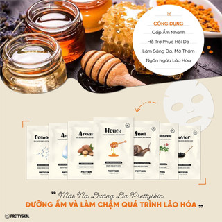 Mặt nạ giấy Pretty Skin Total Solution Essential Sheet Mask 23g