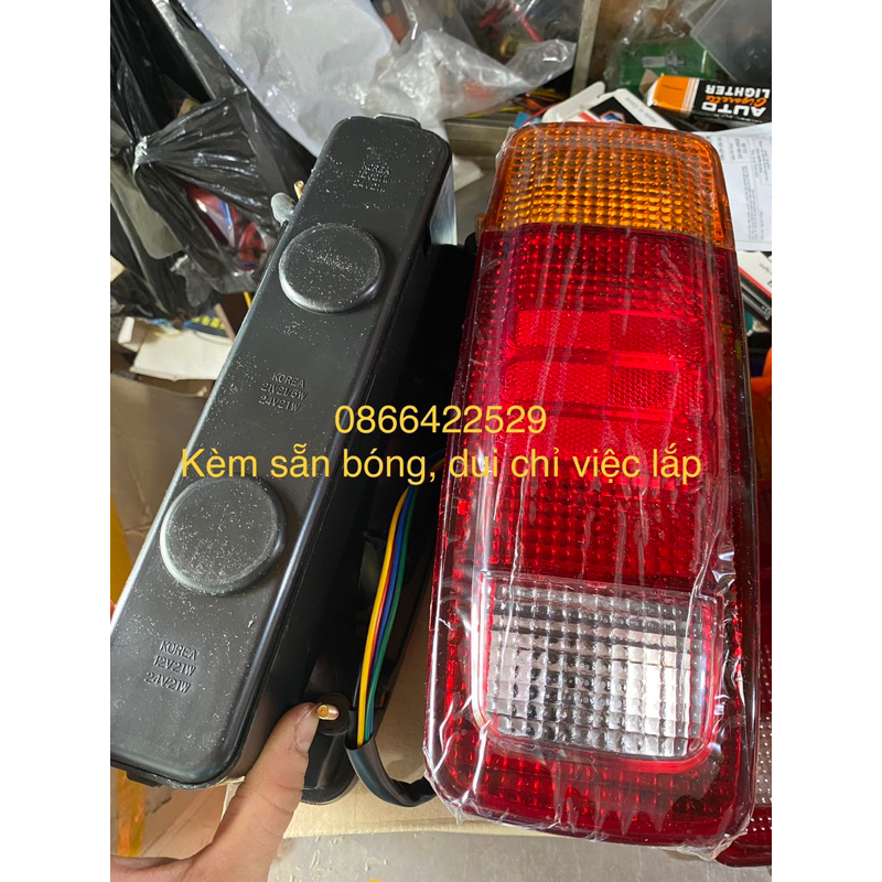 Cặp đèn hậu kia k2700, k165, k140, k3000, đèn lái sau xịn Hàn Quốc kèm bóng , RẮC KIM ZIN NHƯ ĐÈN THEO XE
