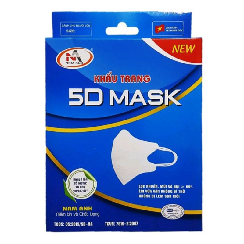 Khẩu Trang 5D Mask   Famapro Nam Anh  - 686