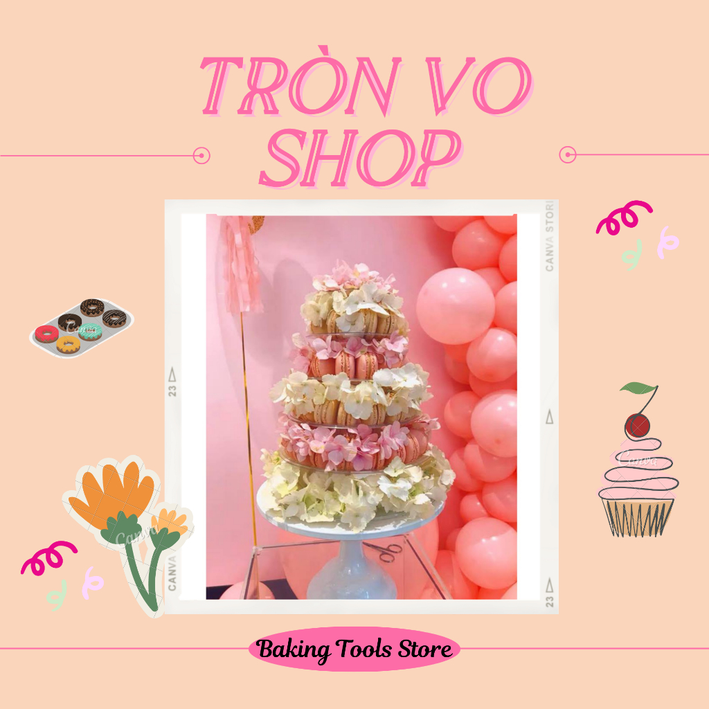 Tháp Macaron 6 tầng