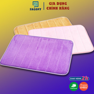 Thảm lau chân trải sàn lông mịn (40*60cm), thảm chùi chân cho phòng ngủ, nhà bếp chống trượt
