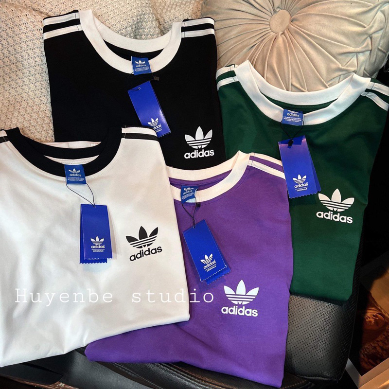 Áo Thun Phông ADIDAS chất cotton Tàu mát dáng Rộng hàng có sẵn-Kèm ảnh thật