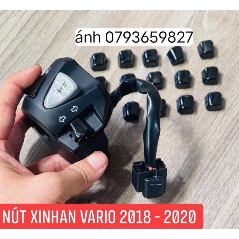 NÚT XI NHAN ĐEN VARIO 2018-2022