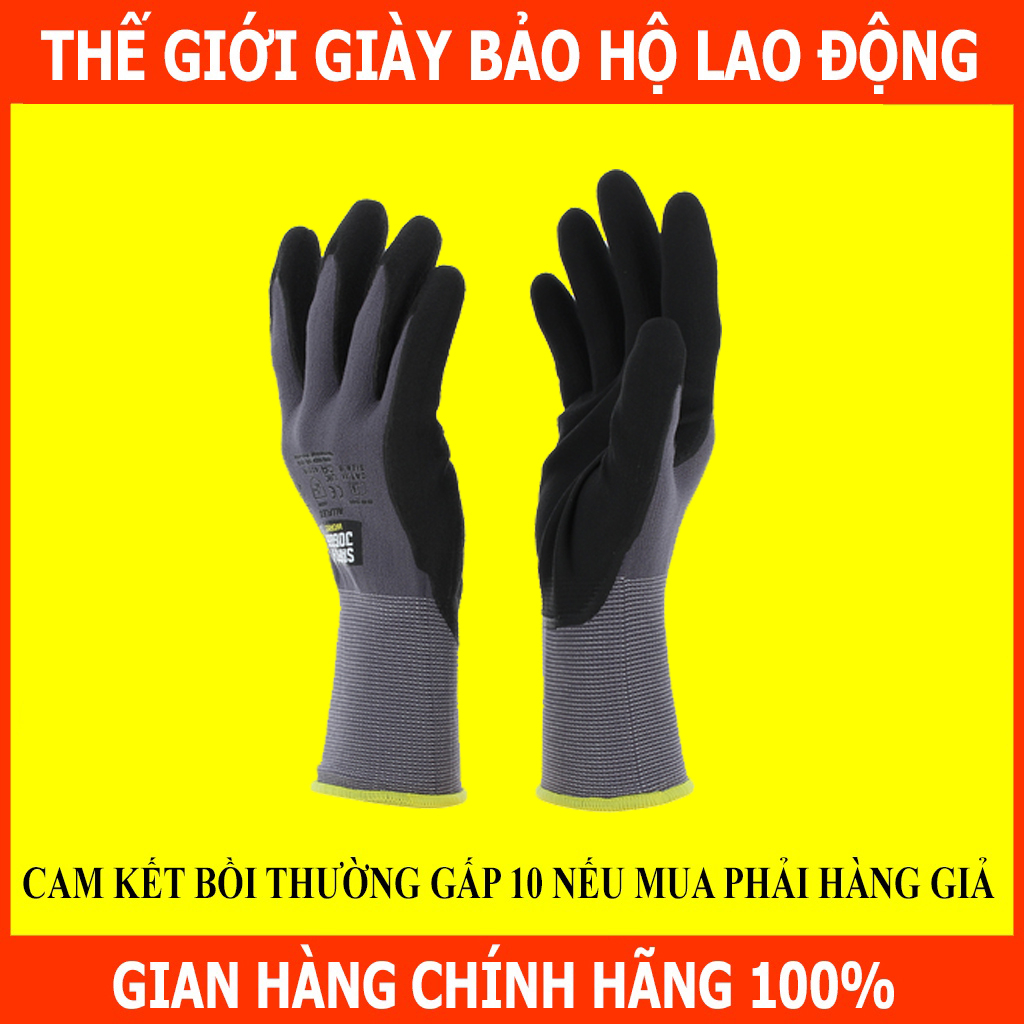 [HÀNG CHÍNH HÃNG]Găng tay Safety Jogger Allflex Chống Chịu Dầu, Chống Cắt, Chịu Mài Mòn