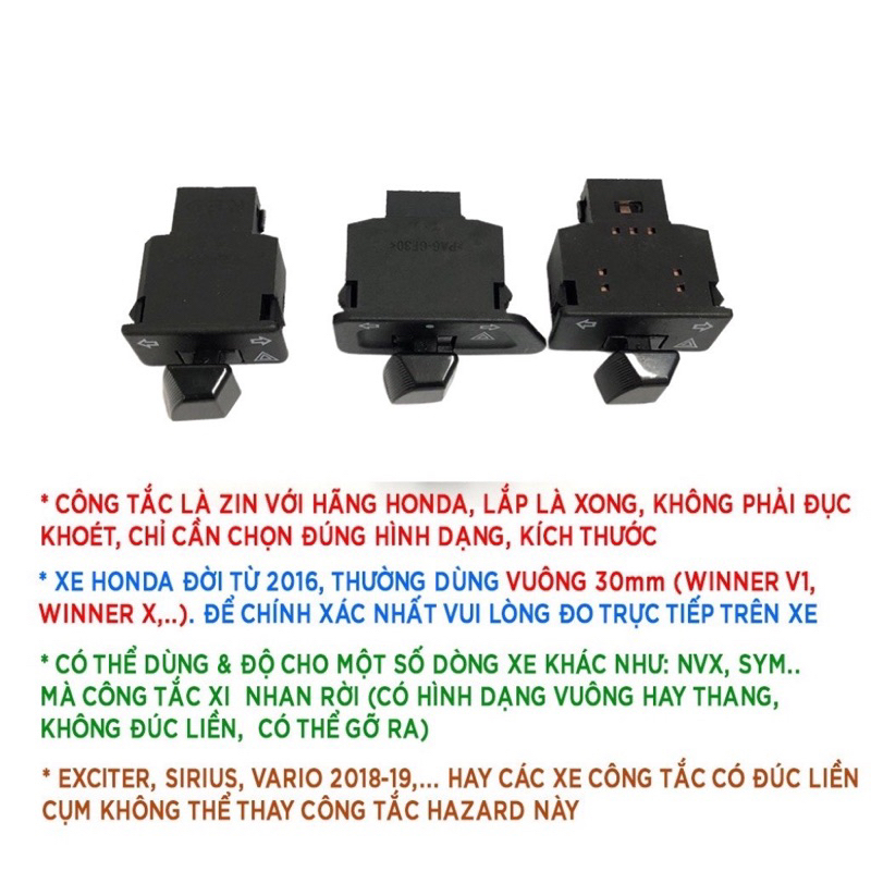 Công Tắc Nháy Haza + Cục Chớp tăng chỉnh nhanh chậm gắn xe máy