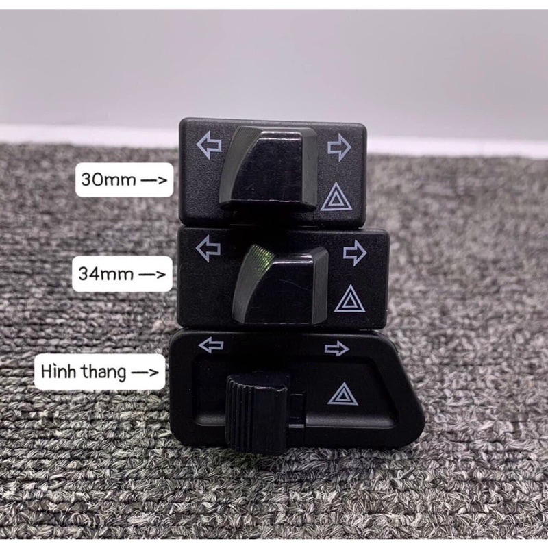 Công Tắc Nháy Haza + Cục Chớp tăng chỉnh nhanh chậm gắn xe máy