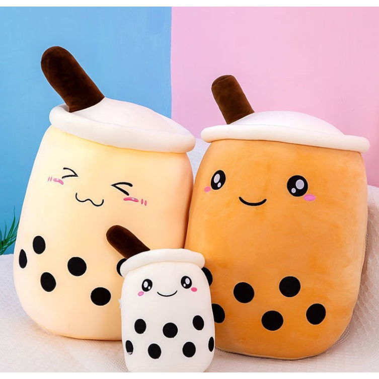 Gấu Bông Trà Sữa Gối ôm hình thú nhồi bông cho bé, Trà Sữa bông Baby Hàng Cao Cấp Mềm Mịn - Thú Bông Nhập Khẩu Size 35cm