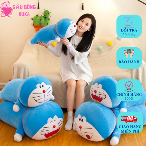 Gấu Bông Doremon - Gối ôm Doremon nằm Dài Khổng Lồ đủ size